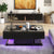 Modern LED Coffee Table with Thoughtful Design and High Gloss Finish