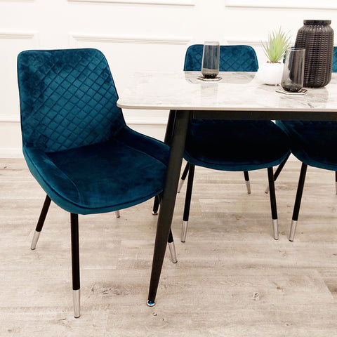 Megan Velvet Dining Chair