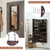 Practical Wall Mounted Jewellery Armoire with Lockable Feature Large Storage Capacity