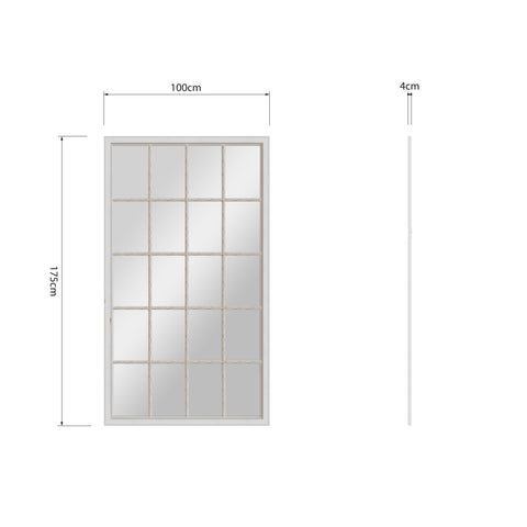 Mirror Collection White - Leaner Window Mirror