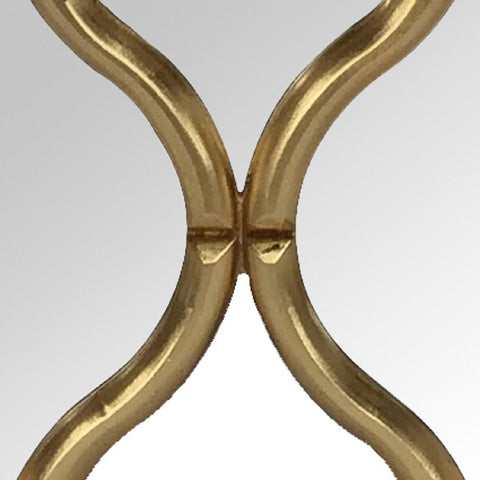 Classic Pattern Frame Wall Mirror in Gold