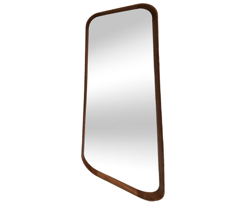 Classic Wall Mirror with Oak Wood Frame