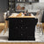 Sleek and Modern Island Cart with Rubberwood Countertop and Movable Wheels