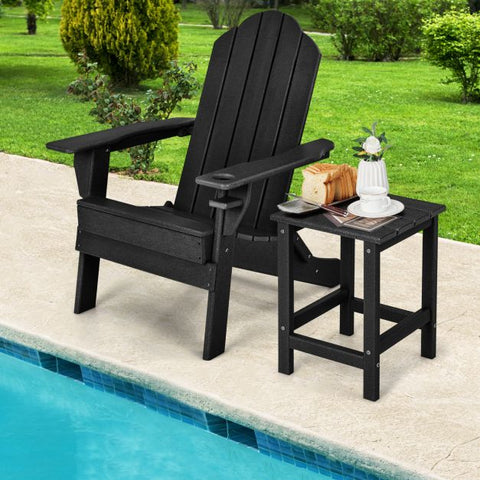 Patio Square Weather-Resistant Side Table