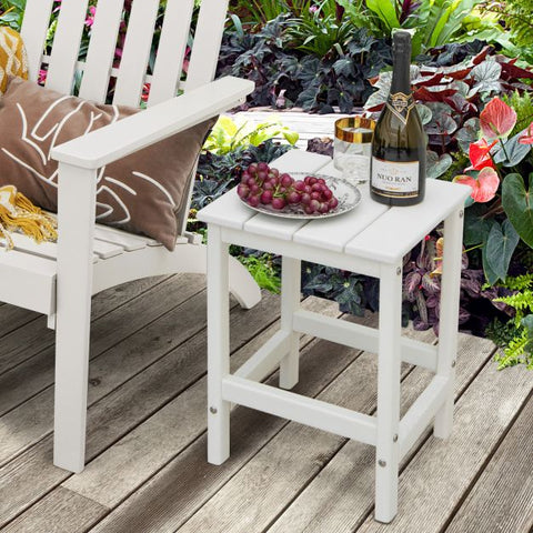 Patio Square Weather-Resistant Side Table