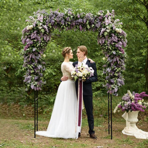 Versatile 230CM Decorative Garden Arbour Trellis in Black