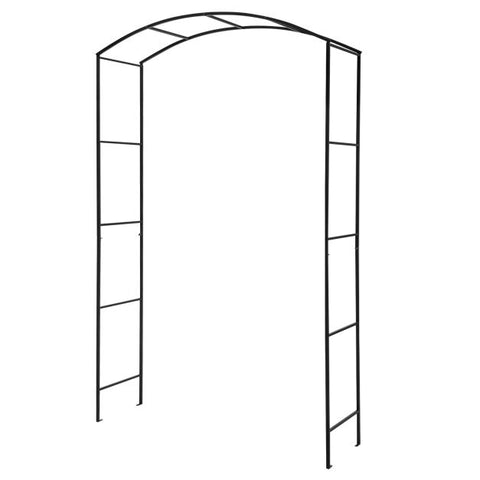Versatile 230CM Decorative Garden Arbour Trellis in Black