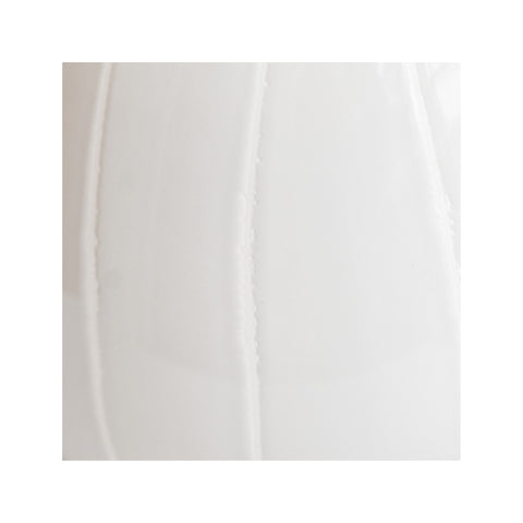 Elegant Handmade Striped Planter with Glaze Finish