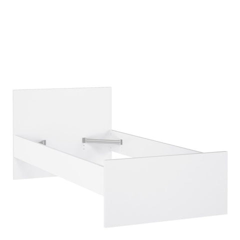 Charming and Modern Glossy Laminated Board Single Bed