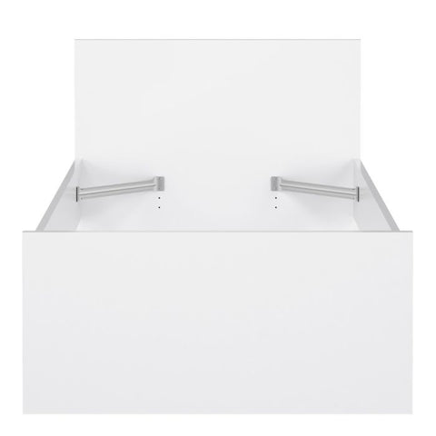 Charming and Modern Glossy Laminated Board Single Bed