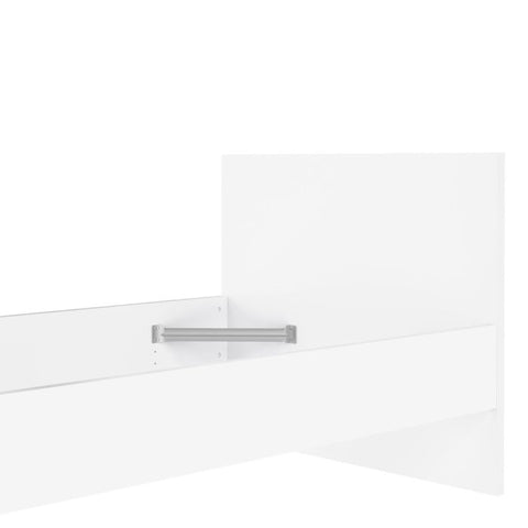 Charming and Modern Glossy Laminated Board Single Bed