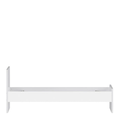 Charming and Modern Glossy Laminated Board Single Bed