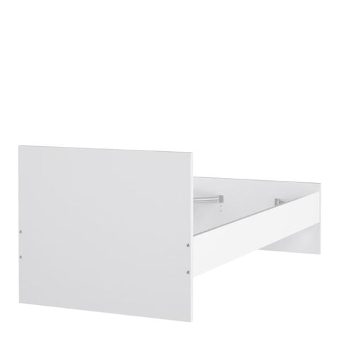 Charming and Modern Glossy Laminated Board Single Bed