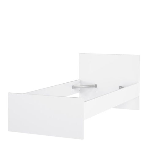 Charming and Modern Glossy Laminated Board Single Bed