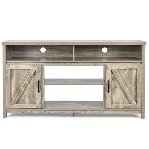 Rustic Farmhouse style Spacious TV Cabinet with 65 inch TV Capacity