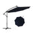 Garden 303CM Solar Powered Umbrella with 112 LED and Tilt Function