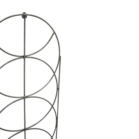Rustic Outdoor Trellis with Cylinder Design in Zinc Finish