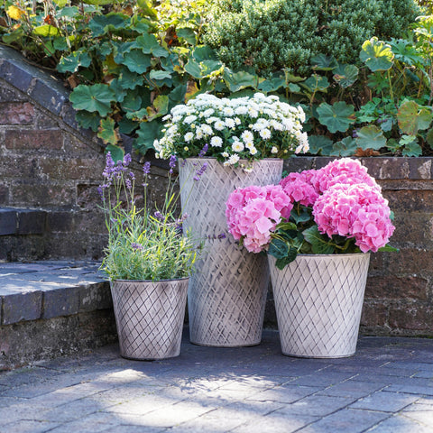 Outdoor Chatsworth Zinc Planter H26Cm W26Cm