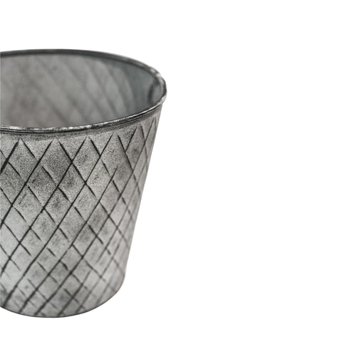 Outdoor Chatsworth Zinc Planter H26Cm W26Cm