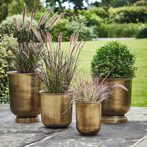 Antique Luxurious Brass Metal Planter