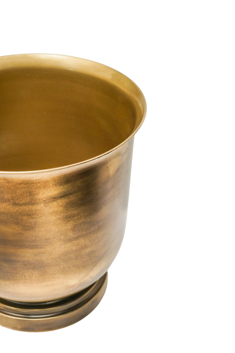 Antique Luxurious Brass Urn style Metal Planter