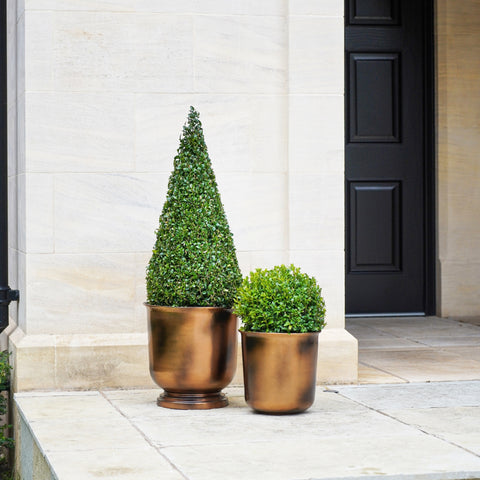Antique Luxurious Copper Urn style Metal Planter