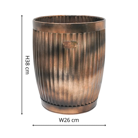 Red-bricked Kitchen Style Copper Planter set of 2