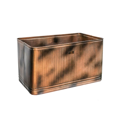 Classic Weather-resistant Copper style Rectangular Metal Planter