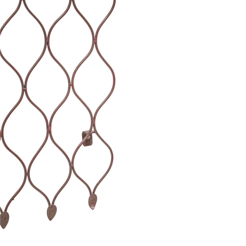 Versatile Outdoor Trellis with Honeycomb Design and Bronze Finish