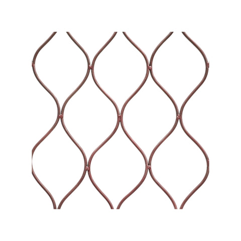 Versatile Outdoor Trellis with Honeycomb Design and Bronze Finish