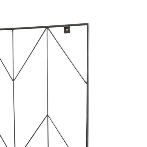Elegant Trellis with Herringbone Design and Zinc Finish
