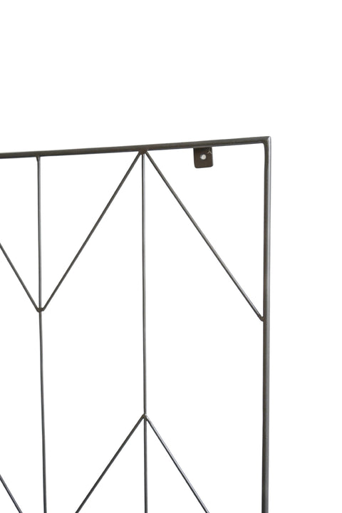 Elegant Trellis with Herringbone Design and Zinc Finish