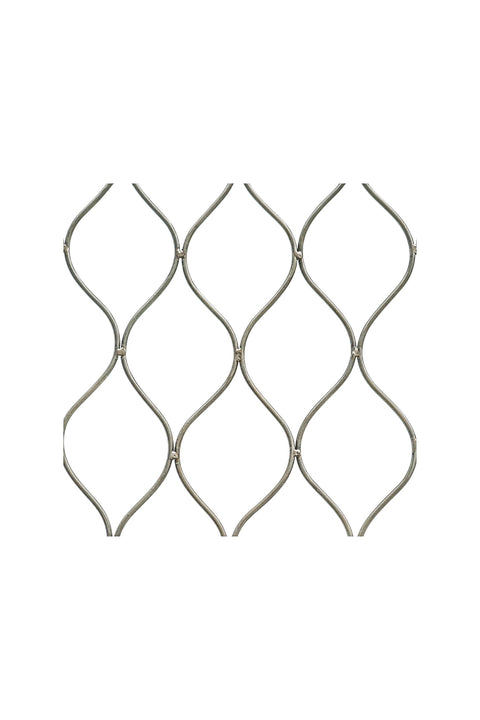 Versatile Outdoor Trellis with Honeycomb Design and Zinc Finish