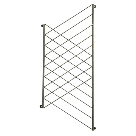Modern Outdoor Trellis with Linear Design and Zinc Finish