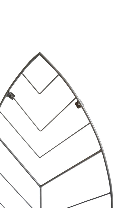 Versatile Outdoor Trellis with Leaf Design and Zinc Finish