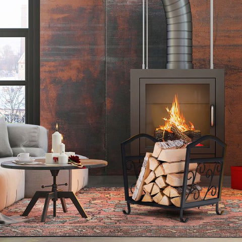 Log Rack for Fireplace