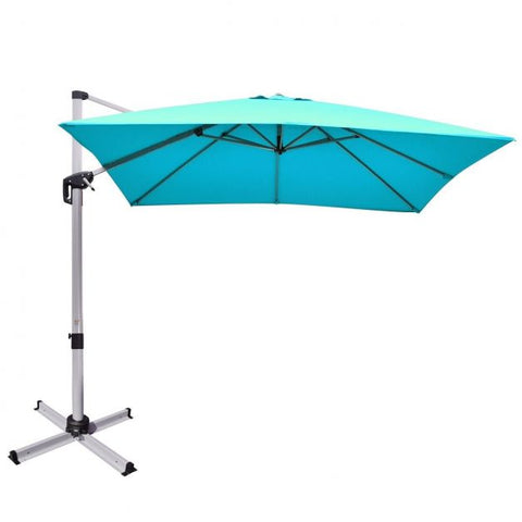 Dynamo Patio Cantilever Parasol with Full Rotation and Tilted Design
