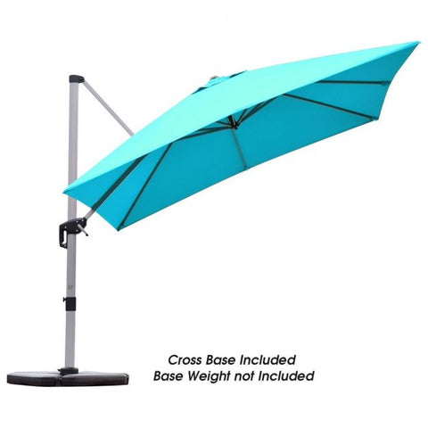 Dynamo Patio Cantilever Parasol with Full Rotation and Tilted Design