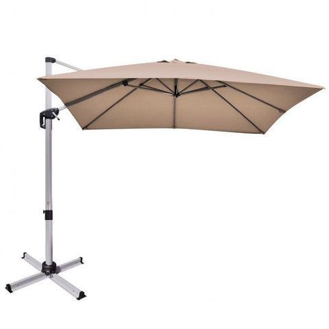 Dynamo Patio Cantilever Parasol with Full Rotation and Tilted Design