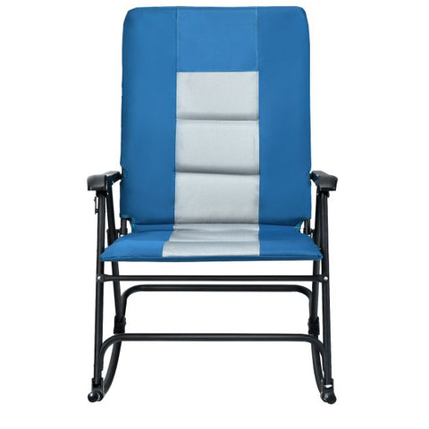 Practical Rocking Chair with Padding and High Backrest