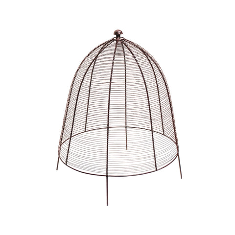 Versatile Protective Plant Wire Cover in Bronze Finish