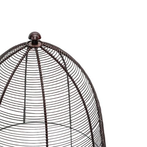 Versatile Protective Plant Wire Cover in Bronze Finish