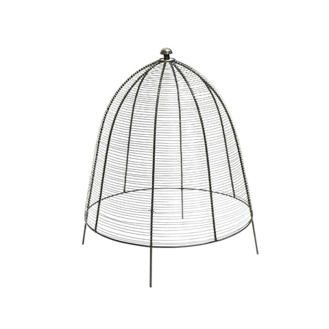 Versatile Large Protective Plant Wire Cover in Zinc Finish