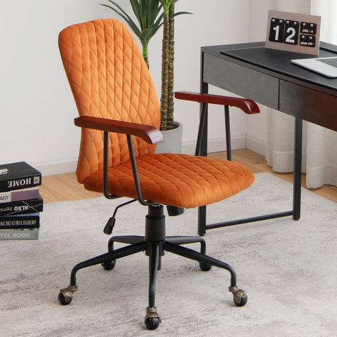 Charming Leisure Swivel Chair with Ergonomic Backrest and Flexible Rotation