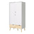 Elegant and Versatile Scandinavian Wardrobe with Neutral Palette and Ample Storage