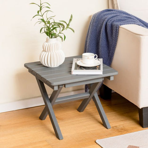 Outdoor Folding Side Table for Indoor and Outdoor Use