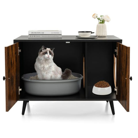 Sleek Cat Litter Box Enclosure