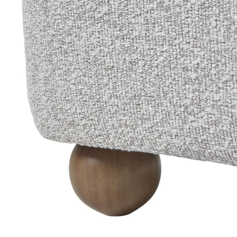 Minimalist and Stylish Plush Arm Chair in Greige