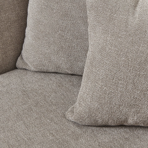 Soft and Plush Snuggle Chair with Cushions in Taupe