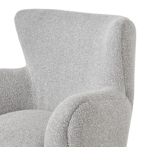 Minimalist and Stylish Plush Arm Chair in Greige